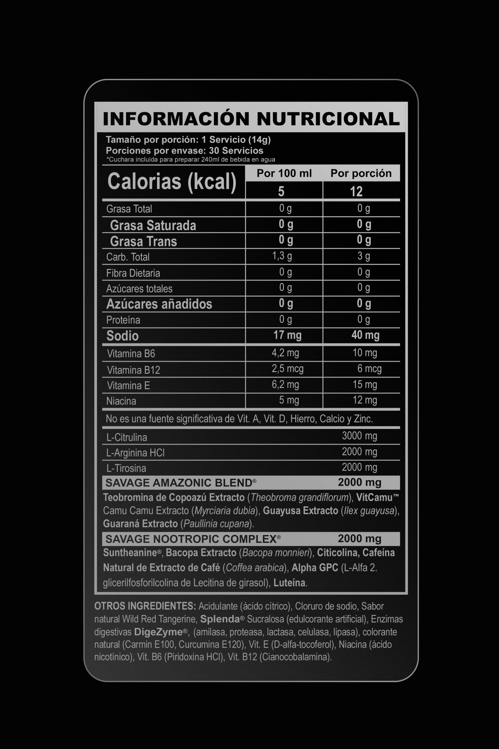 TABLA NUTRICIONAL MIND FUCKER